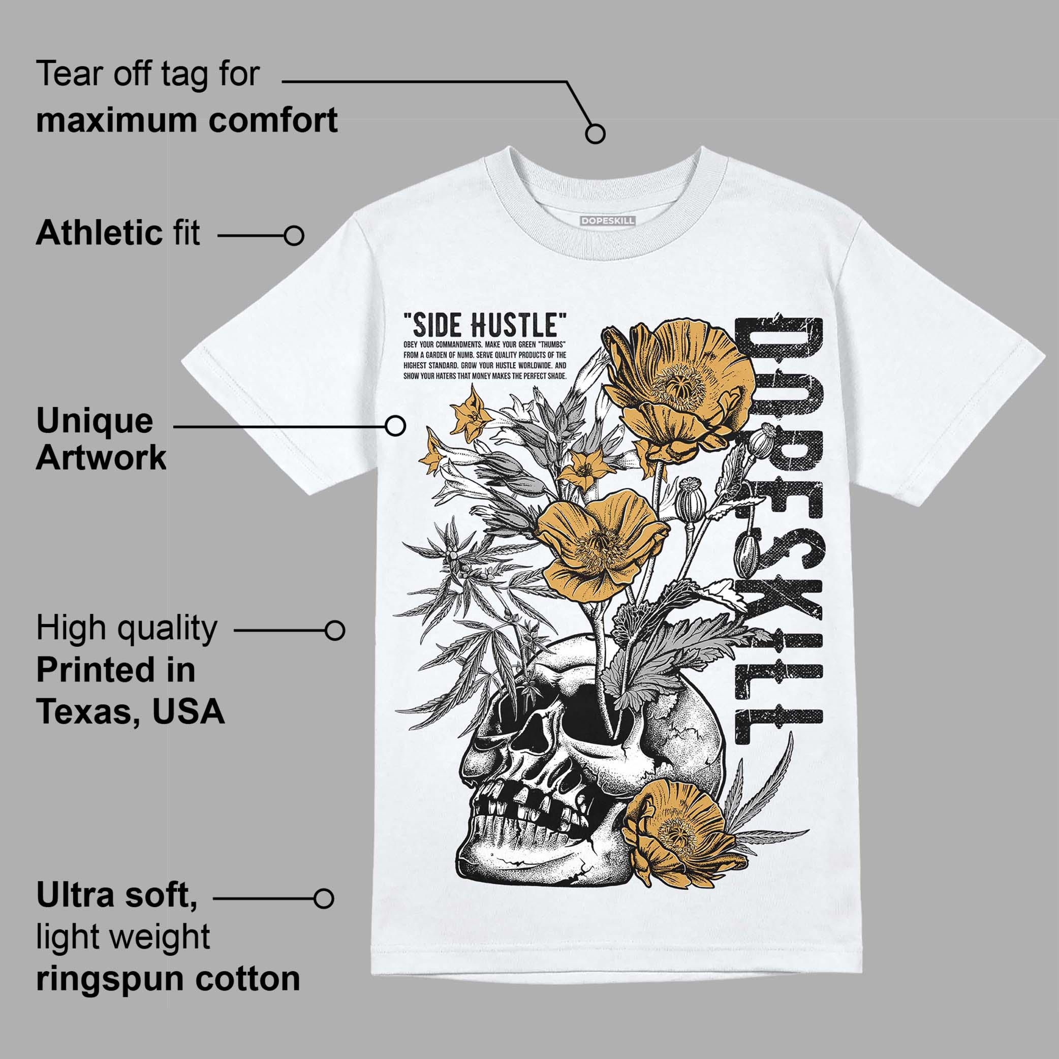Gratitude 11s superstreetwear T-Shirt Side Hustle Graphic