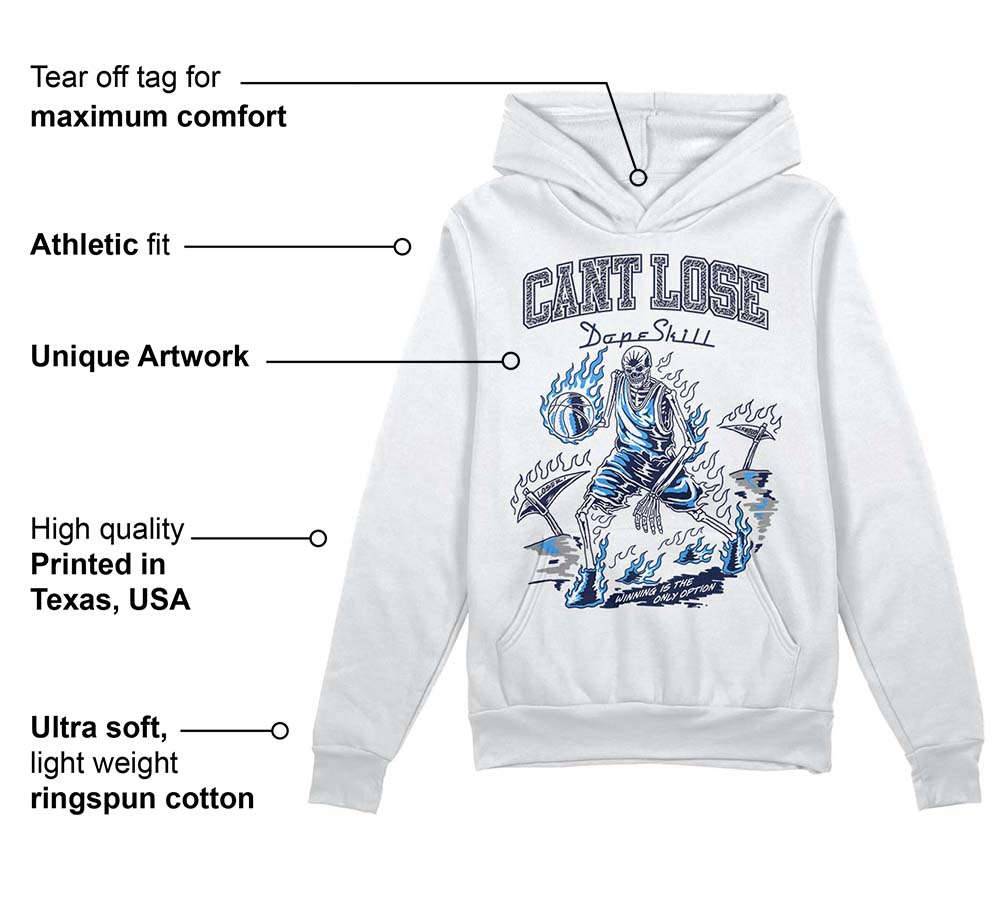 AJ Spizike White Obsidian superstreetwear Hoodie Sweatshirt Cant Lose Graphic