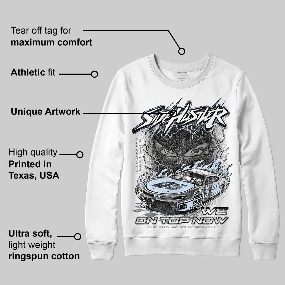 Cool Grey 9s superstreetwear Sweatshirt New Side Hustler Graphic