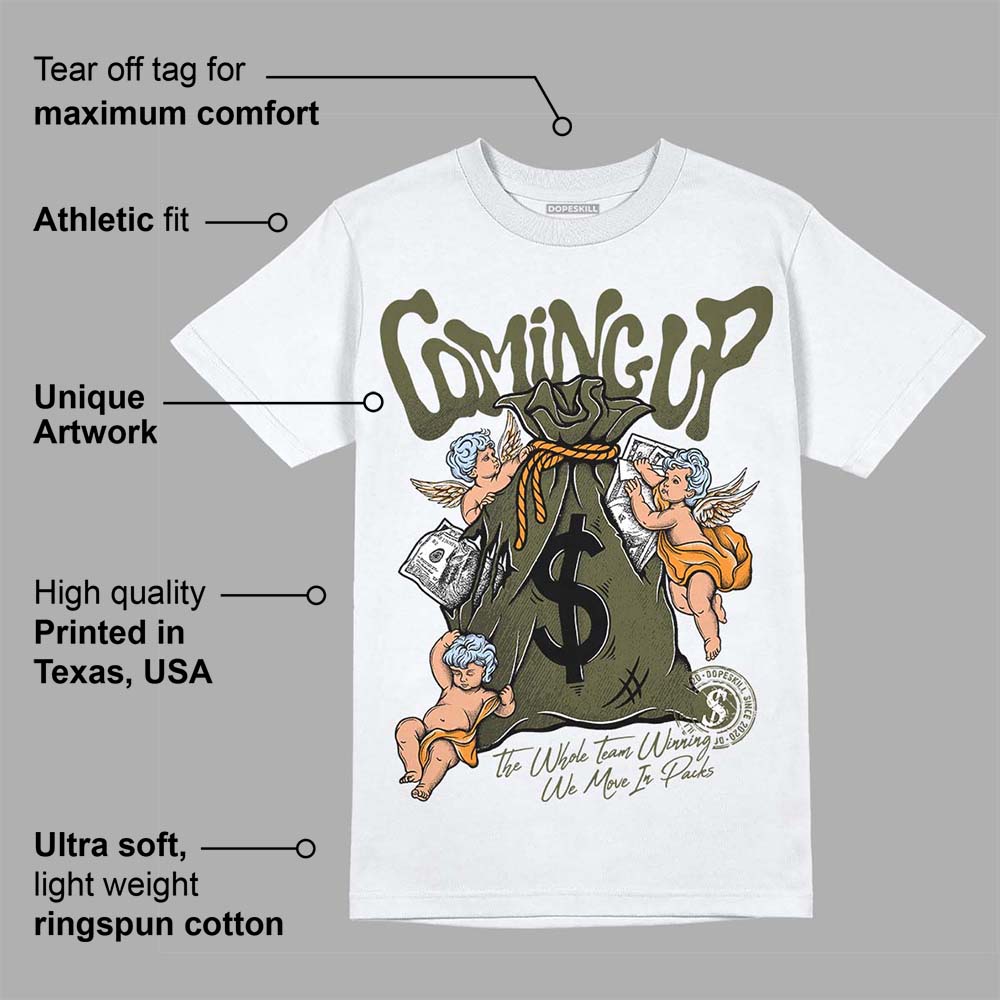 Olive 5s superstreetwear T-Shirt Money Bag Coming Up Graphic