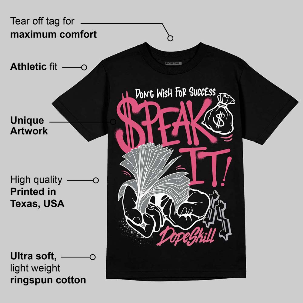 White Fluo Pink superstreetwear T-Shirt Speak It Graphic