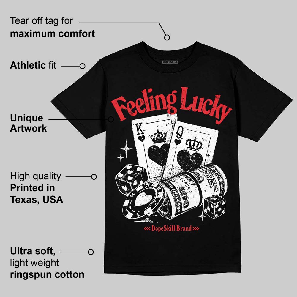 Black and White Collection superstreetwear T-Shirt Feeling Lucky Graphic