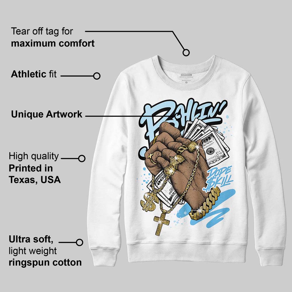 Legend Blue 11s superstreetwear Sweatshirt Always Ballin' Graphic