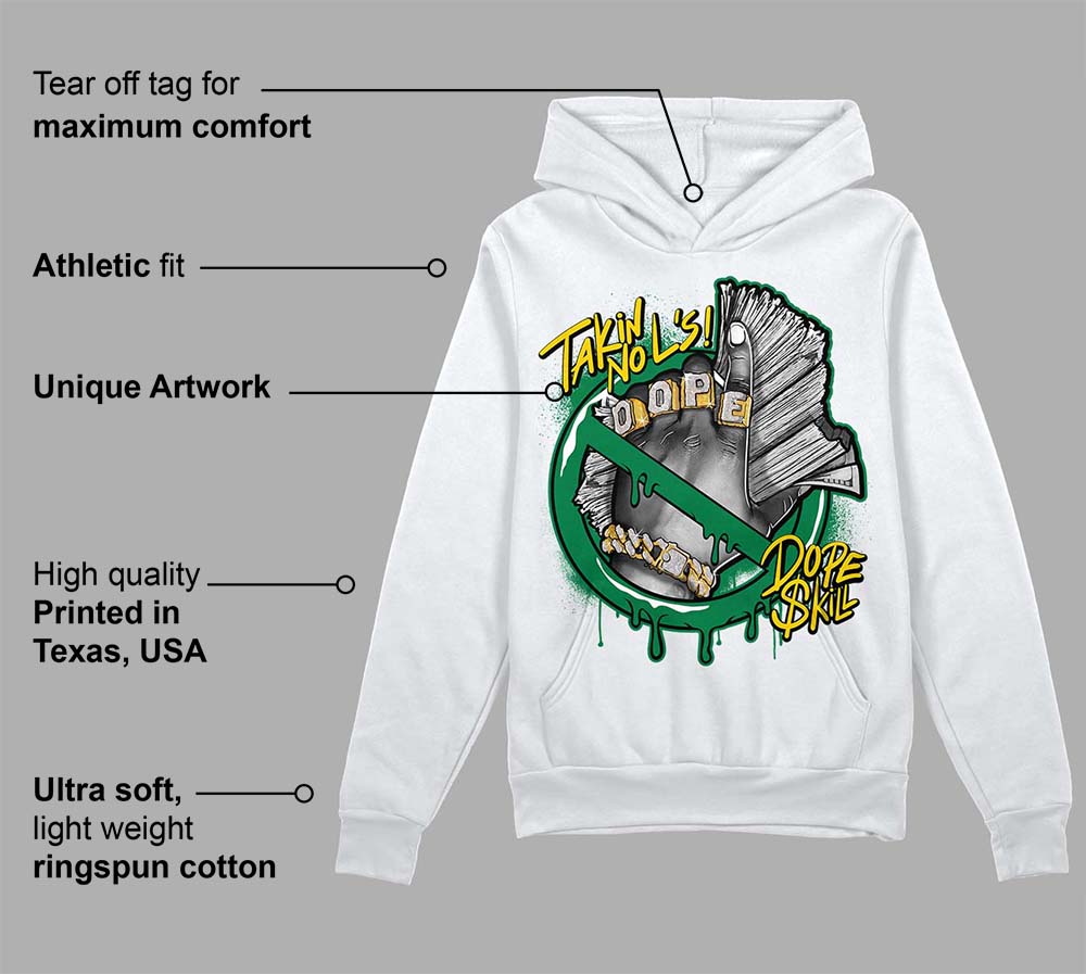 Lucky Green 5s superstreetwear Hoodie Sweatshirt Takin No L's Graphic