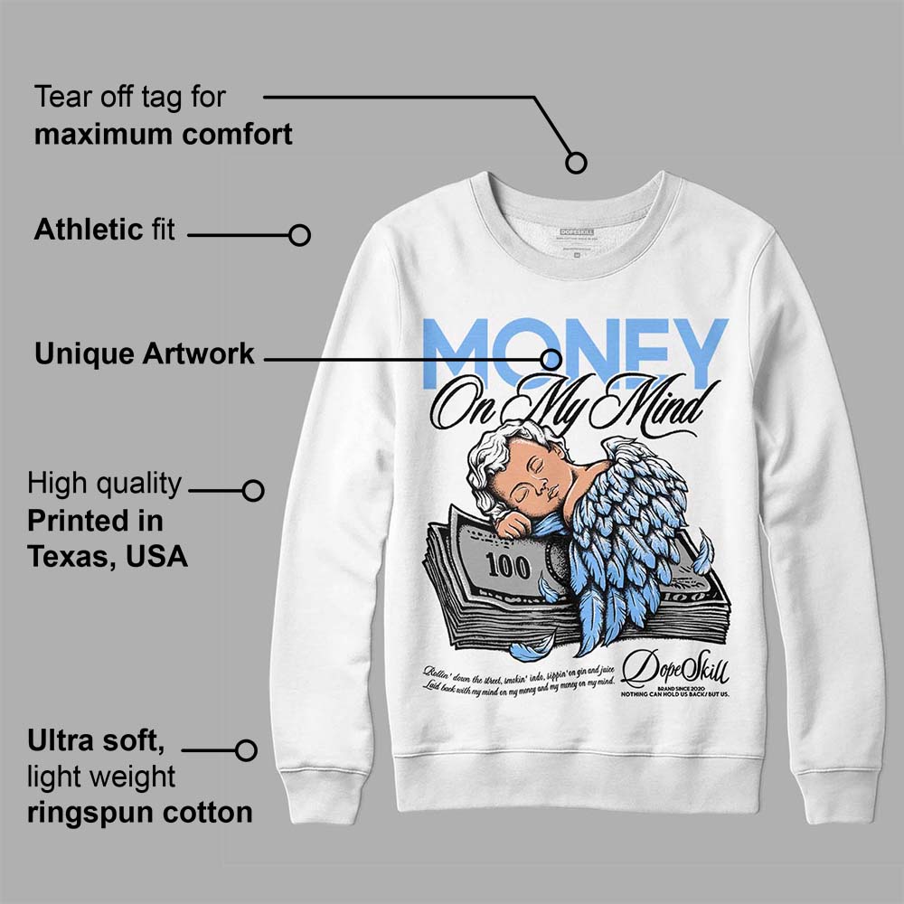 Powder Blue 9s superstreetwear Sweatshirt MOMM Graphic