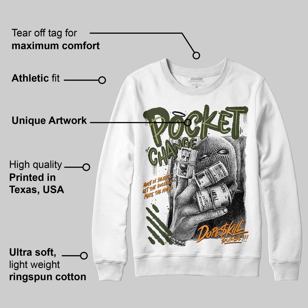 Olive Collection superstreetwear Sweatshirt Pocket Change Graphic