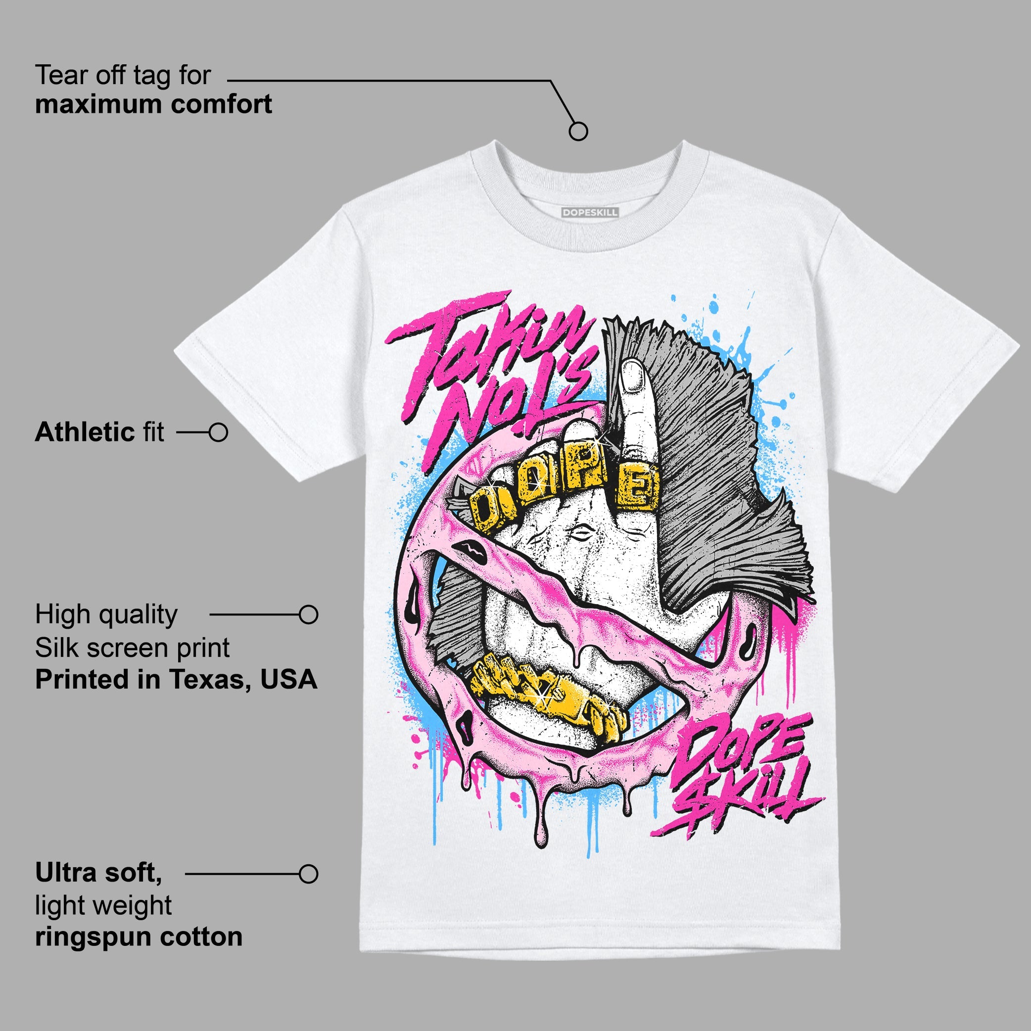 Triple Pink Dunk Low superstreetwear T-Shirt Takin No L's Graphic