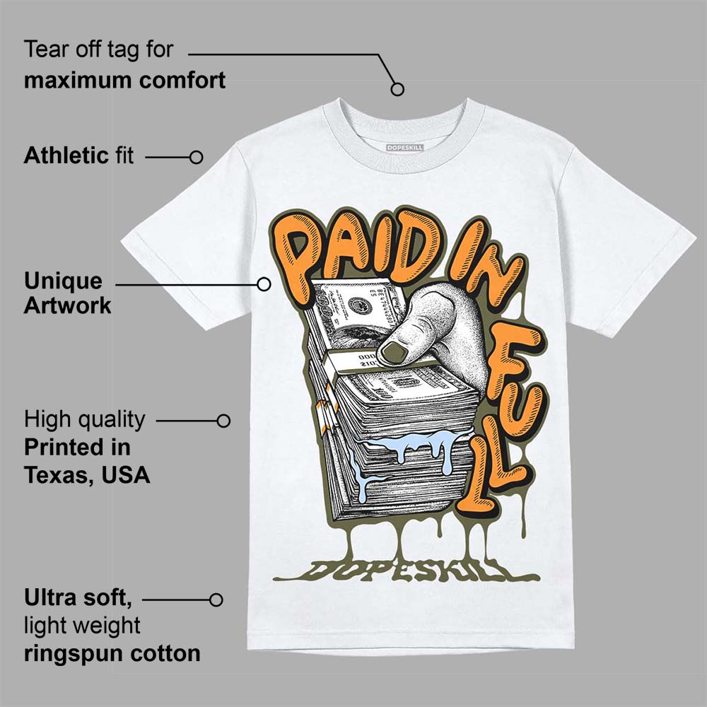 Olive 5s superstreetwear T-Shirt Paid In Full Graphic