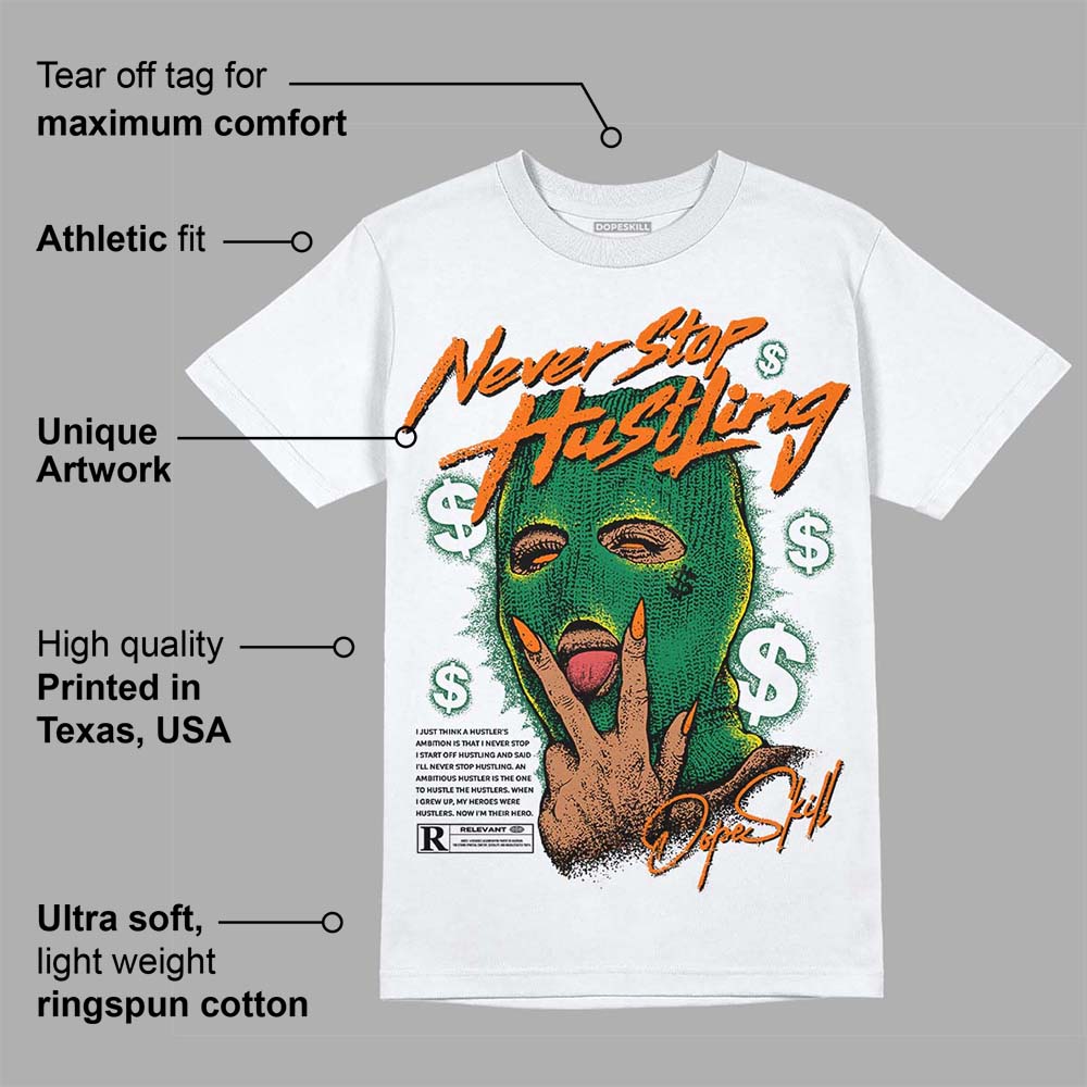 Green Collection superstreetwear T-Shirt Never Stop Hustling Graphic