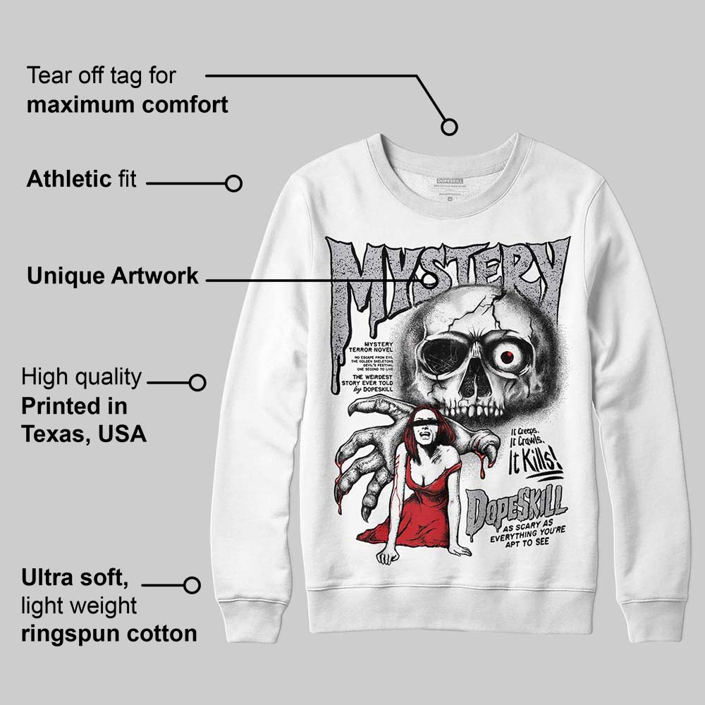 White Cement 4s superstreetwear Sweatshirt Mystery Ghostly Grasp Graphic