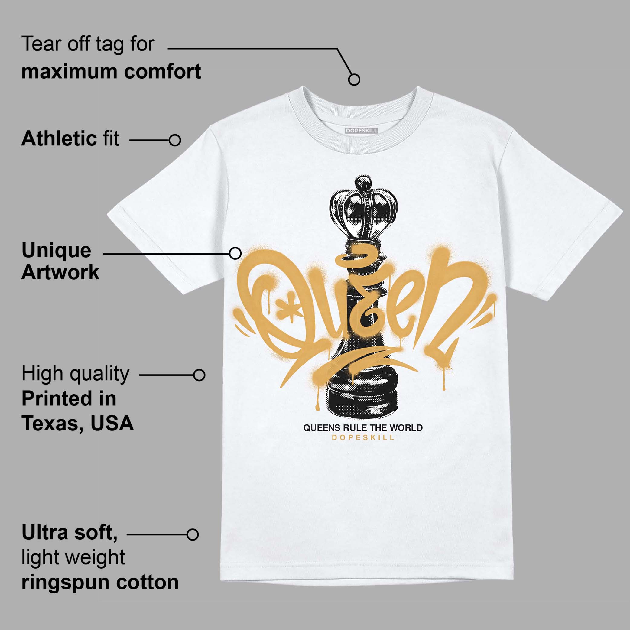 Gratitude 11s superstreetwear T-Shirt Queen Chess Graphic