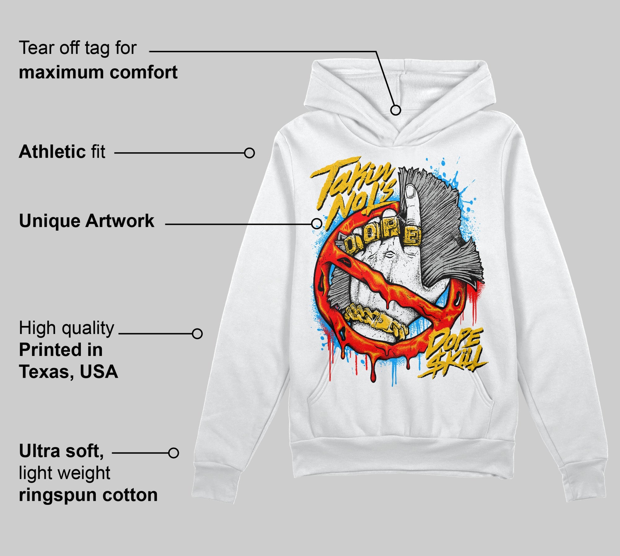 Fruity Pebbles Dunks superstreetwear Hoodie Sweatshirt Takin No L's Graphic