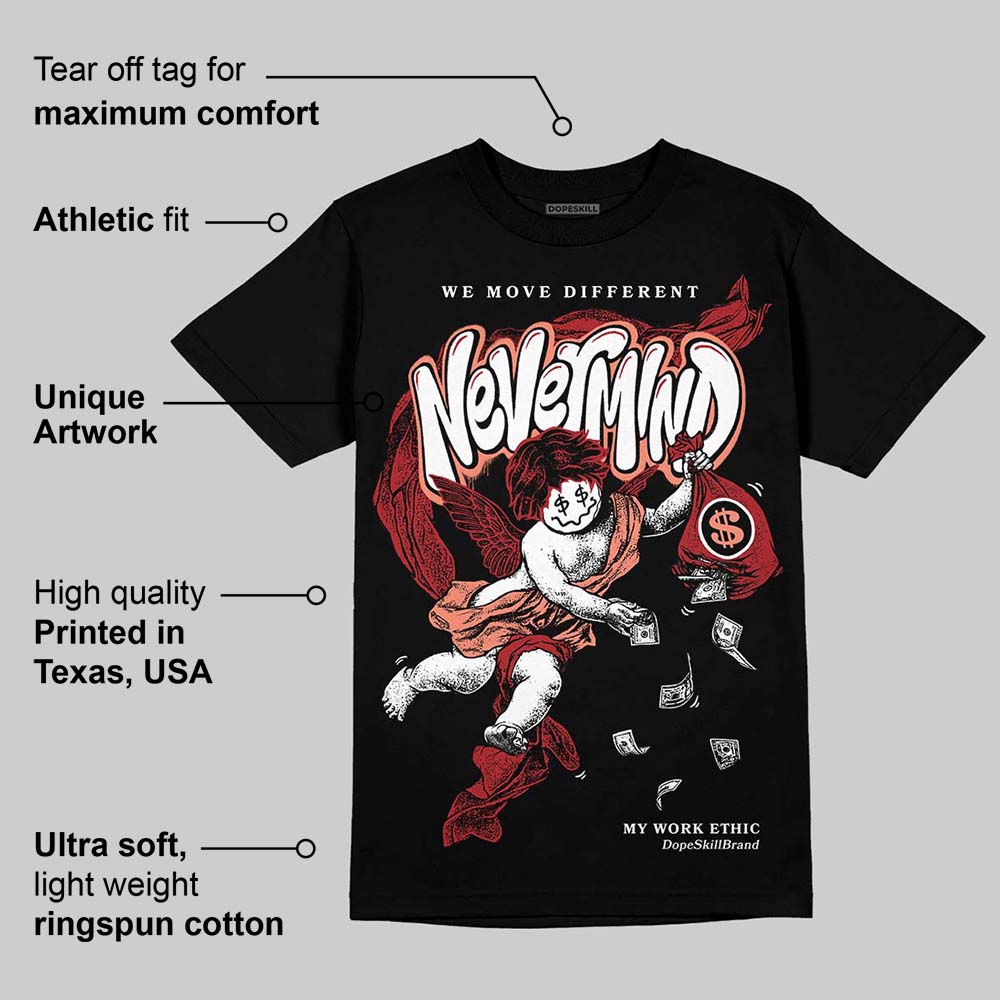 Rare Air Cinnabar 1s superstreetwear T-Shirt Nevermind Graphic