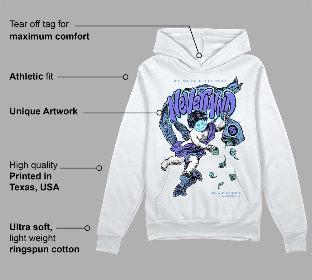 University Blue Collection superstreetwear Hoodie Sweatshirt Nevermind Graphic