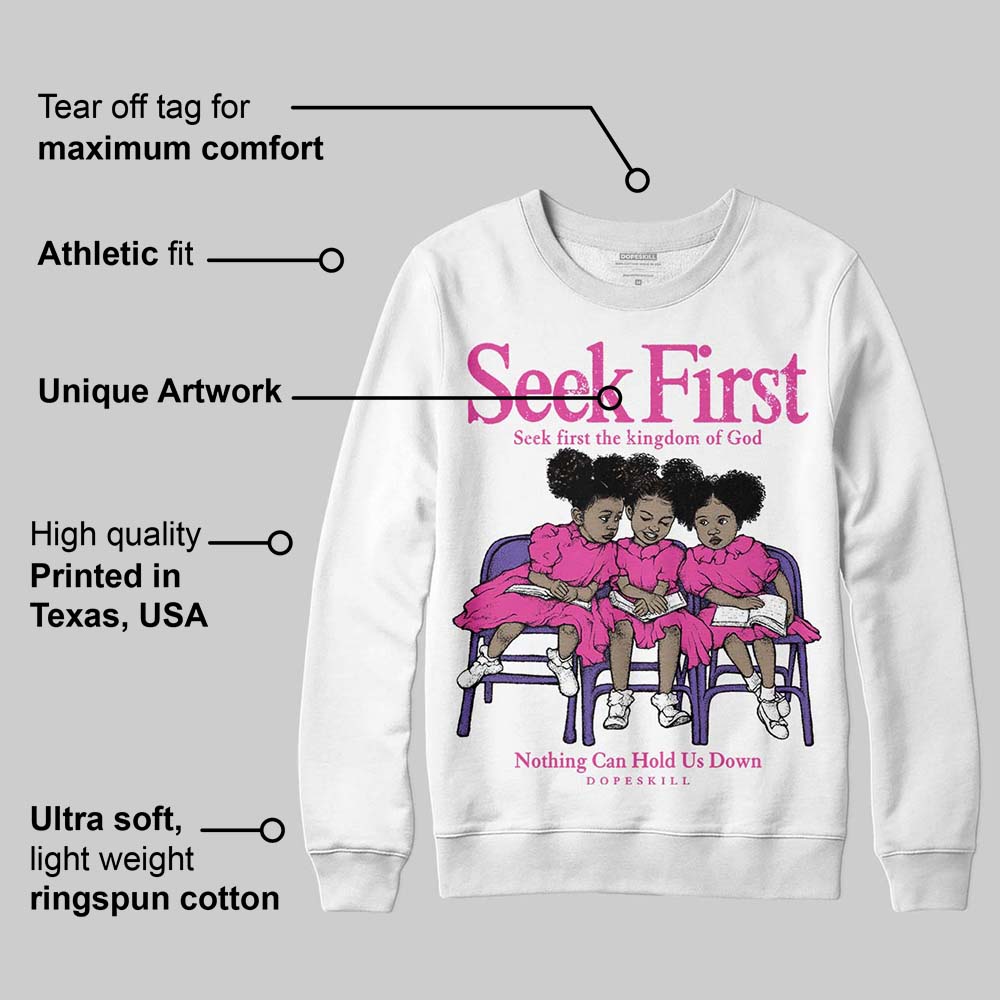 Dunk Active Fuchsia superstreetwear Sweatshirt New Seek First Graphic