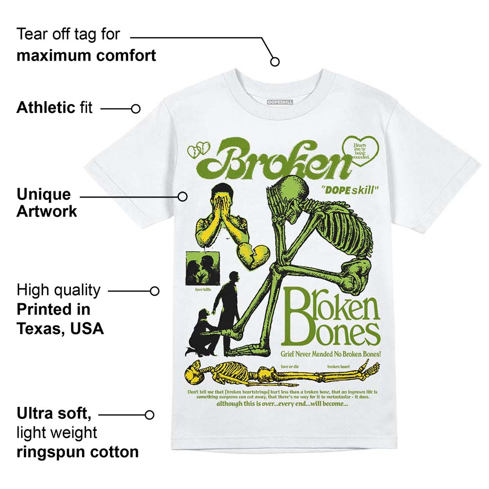 Dunk 'Chlorophyll' superstreetwear T-Shirt Broken Bones Graphic