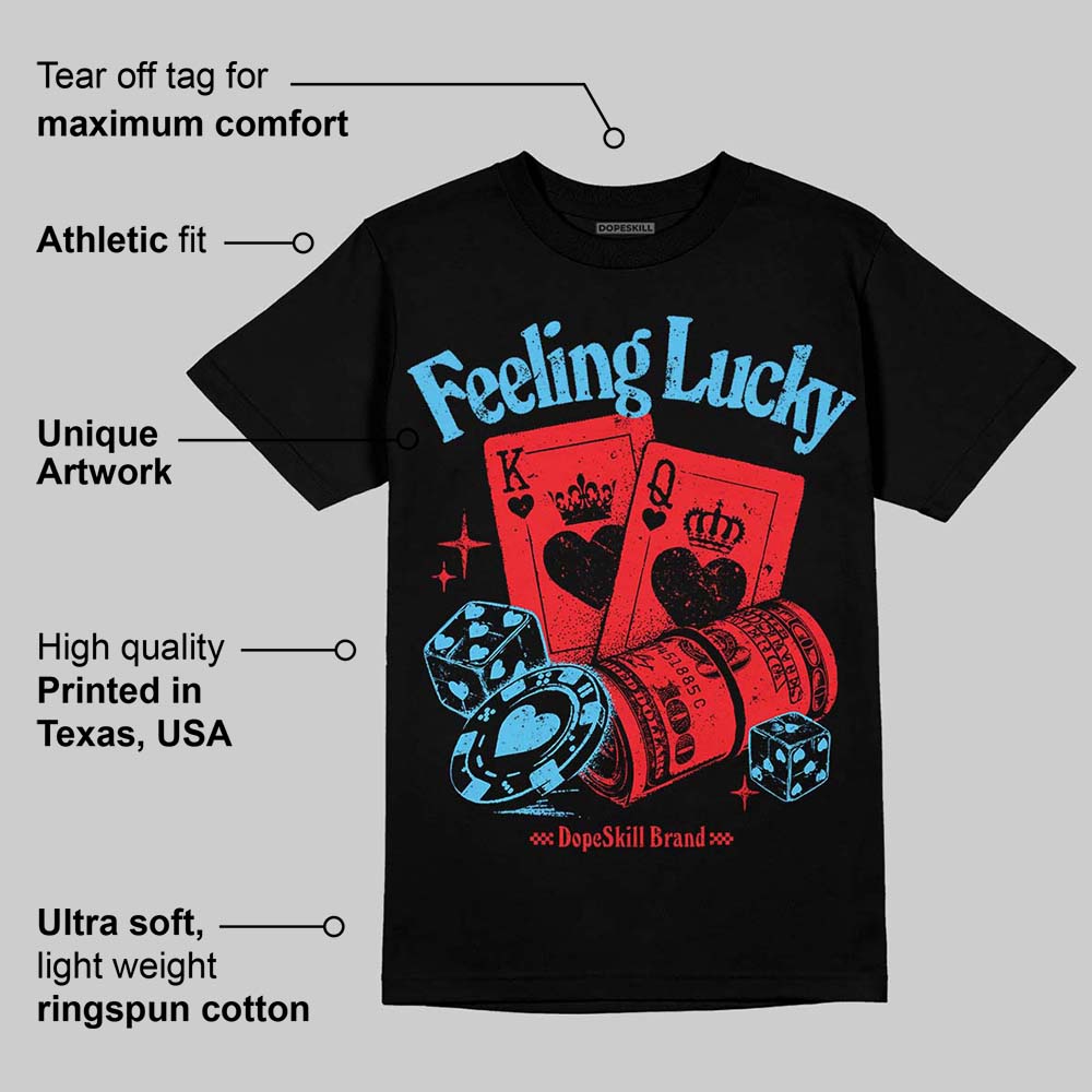 Red Collection superstreetwear T-Shirt Feeling Lucky Graphic