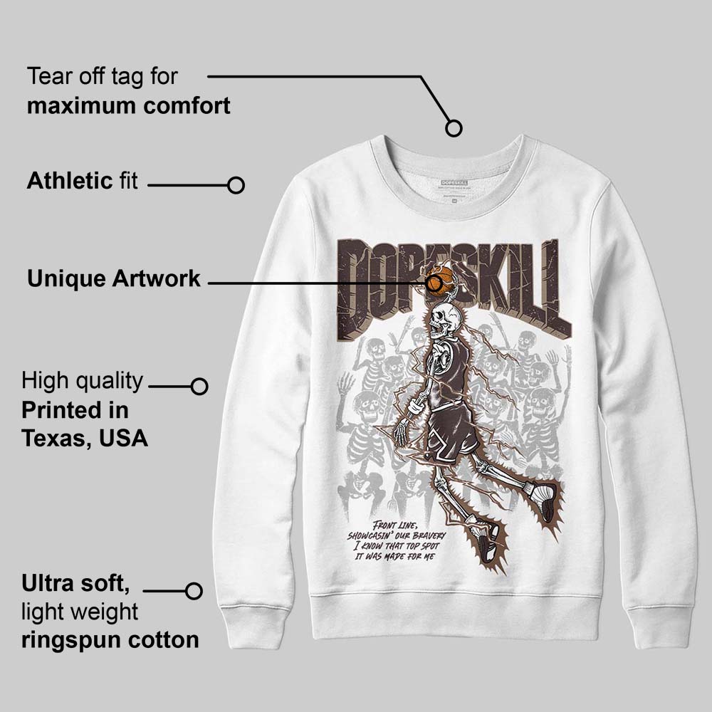 Baroque Brown 12s superstreetwear Sweatshirt Thunder Dunk Graphic