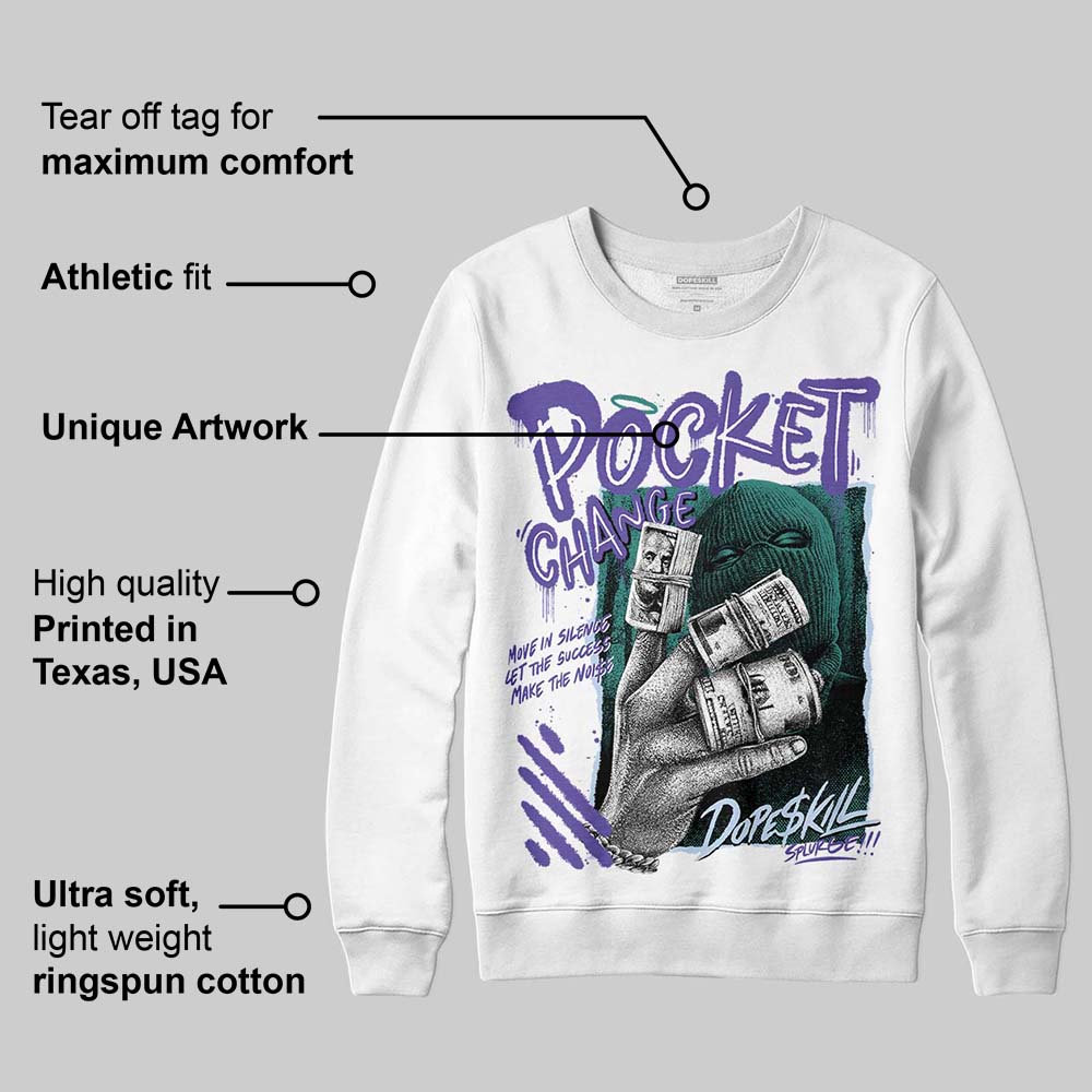 Grape 5s superstreetwear Sweatshirt Pocket Change Graphic