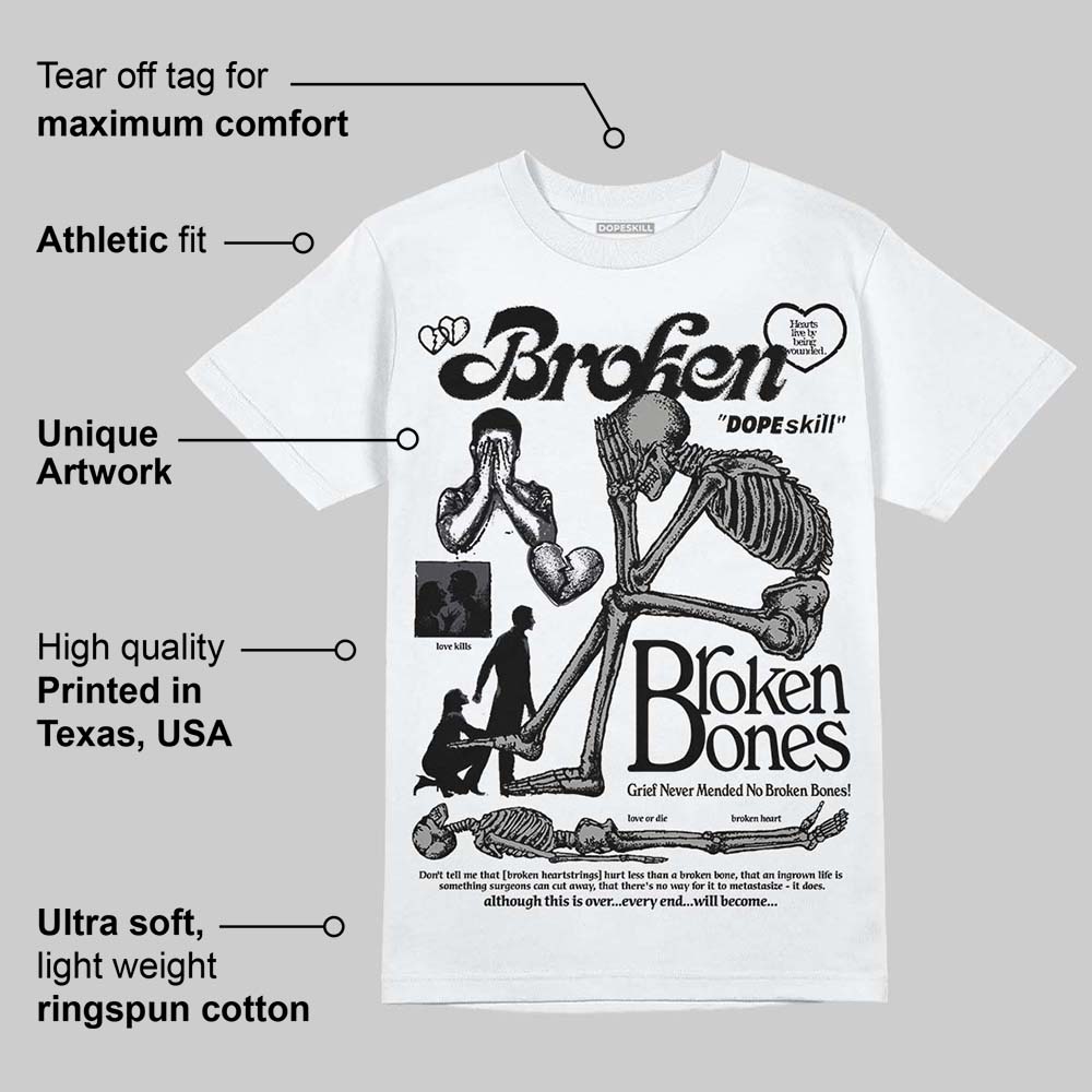 Black Cat 3s superstreetwear T-Shirt Broken Bones Graphic