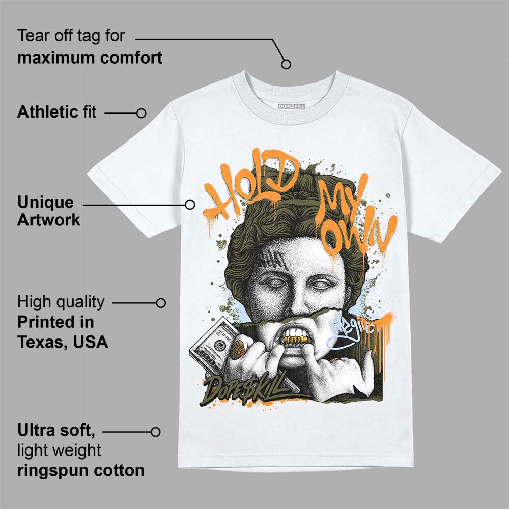 Olive 5s superstreetwear T-Shirt Hold My Own Graphic