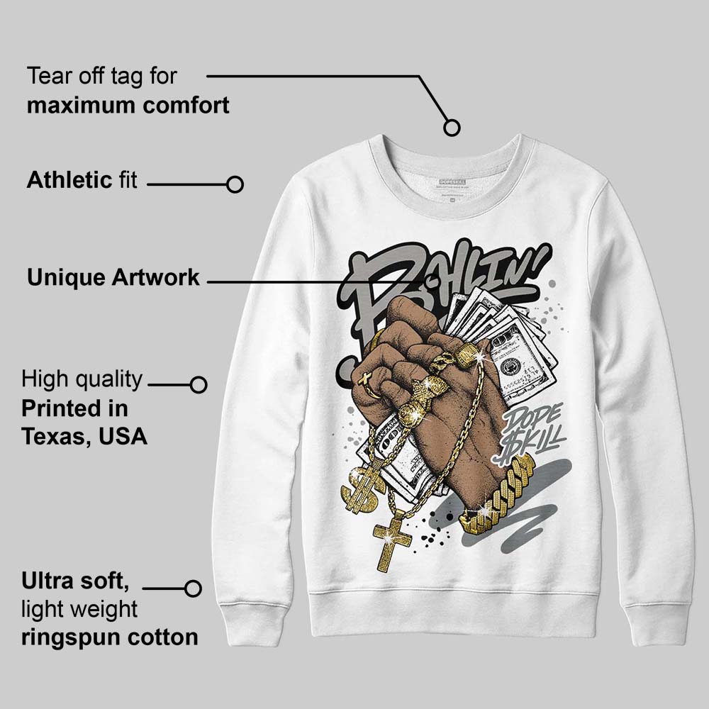Cool Grey 9s superstreetwear Sweatshirt Always Ballin' Graphic