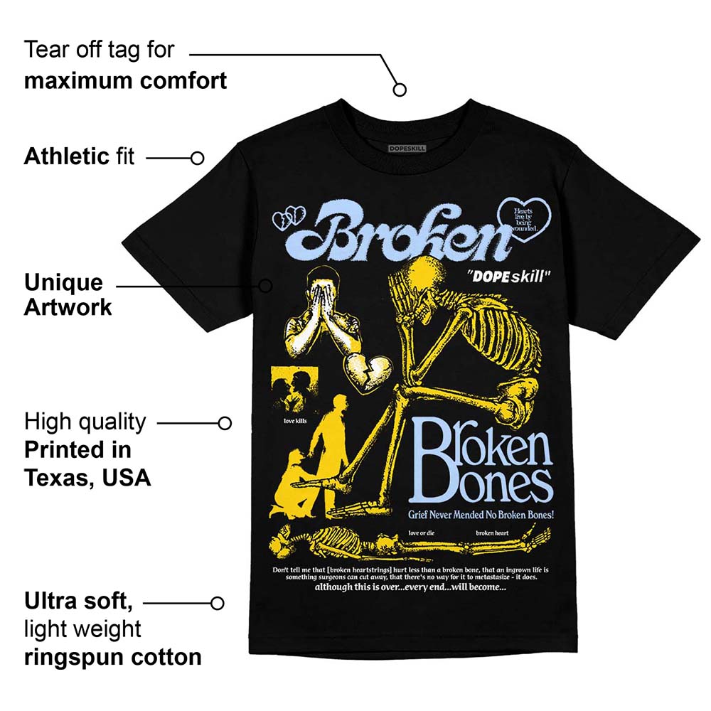 Yellow Ochre 6s superstreetwear T-Shirt Broken Bones Graphic