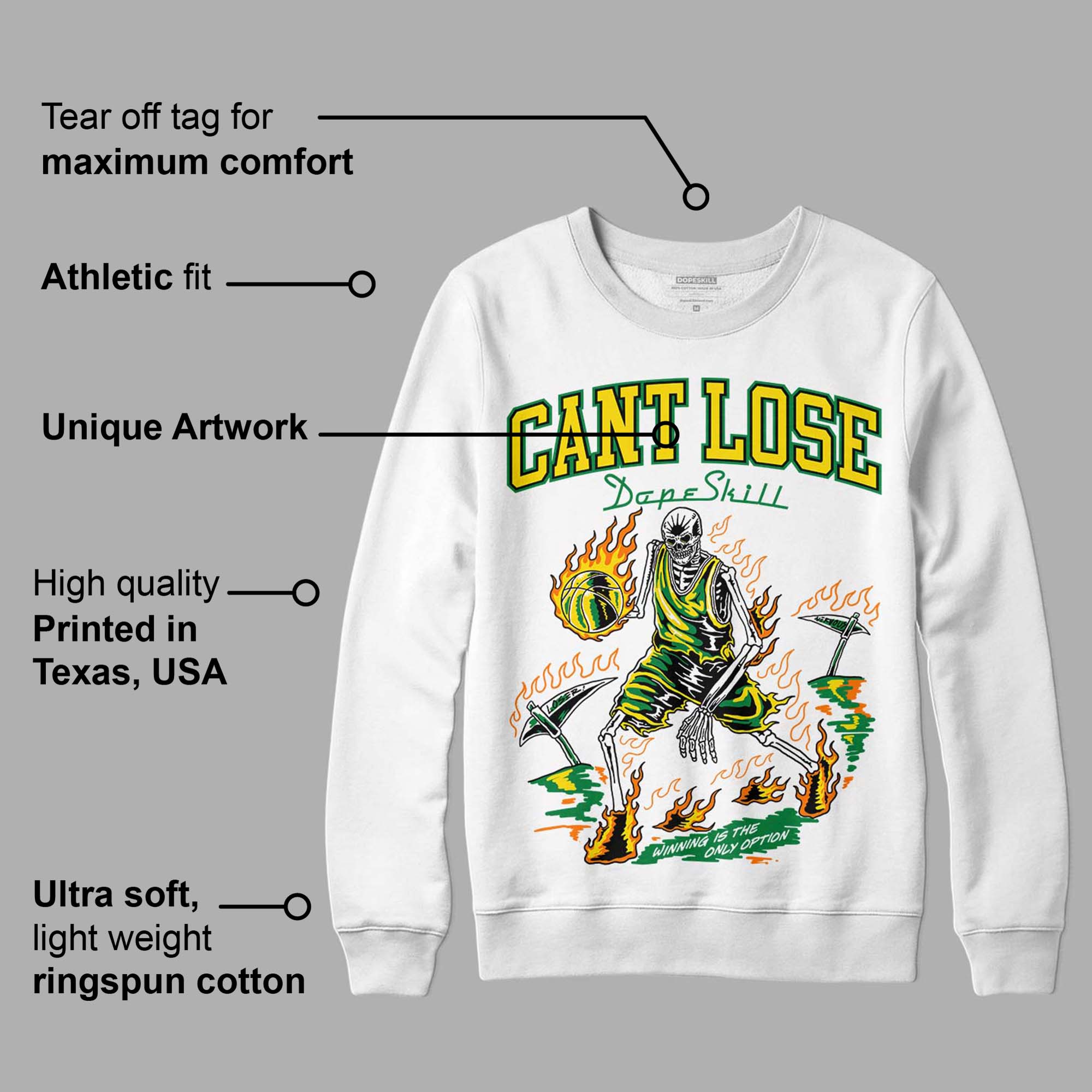 Dunk Low Reverse Brazil superstreetwear Sweatshirt Cant Lose Graphic