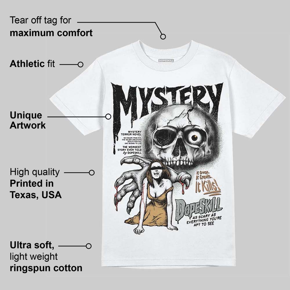 1906R a??White Golda?? superstreetwear T-Shirt Mystery Ghostly Grasp Graphic