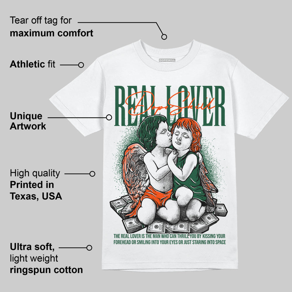 Dunk Low Team Dark Green Orange superstreetwear T-Shirt Real Lover Graphic