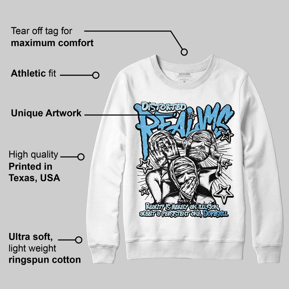Legend Blue 11s superstreetwear Sweatshirt Distorted Realms Graphic