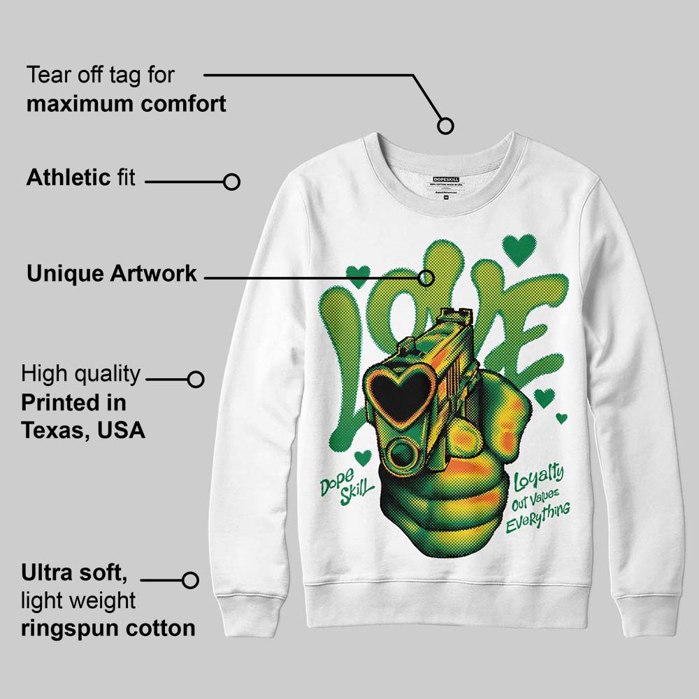 Green Collection superstreetwear Sweatshirt Love Shot Graphic