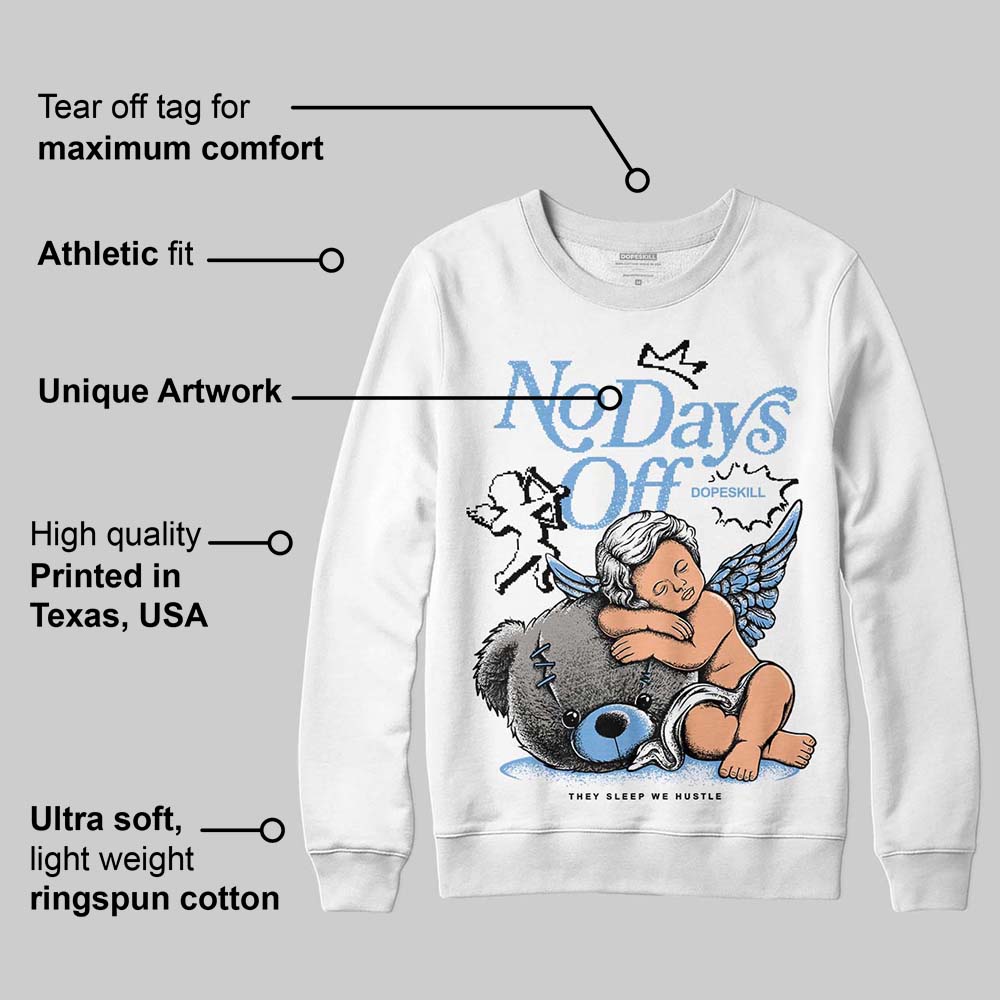 Melo 12s superstreetwear Sweatshirt New No Days Off Graphic