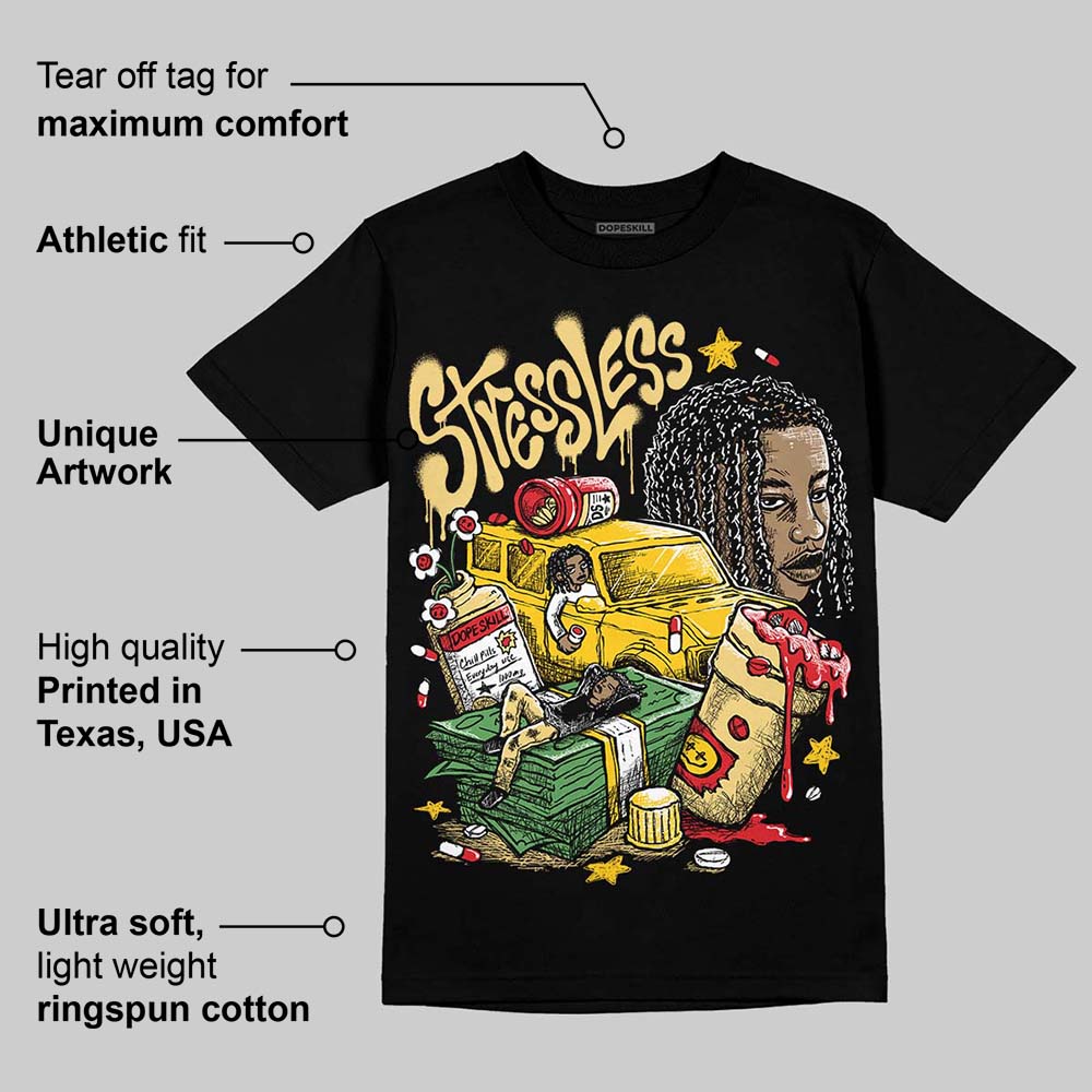 Quai 54 x Tour Yellow Black 1s superstreetwear T-Shirt Stressless Graphic