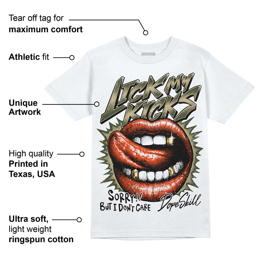 Olive Collection superstreetwear T-Shirt Lick My Kicks Graphic