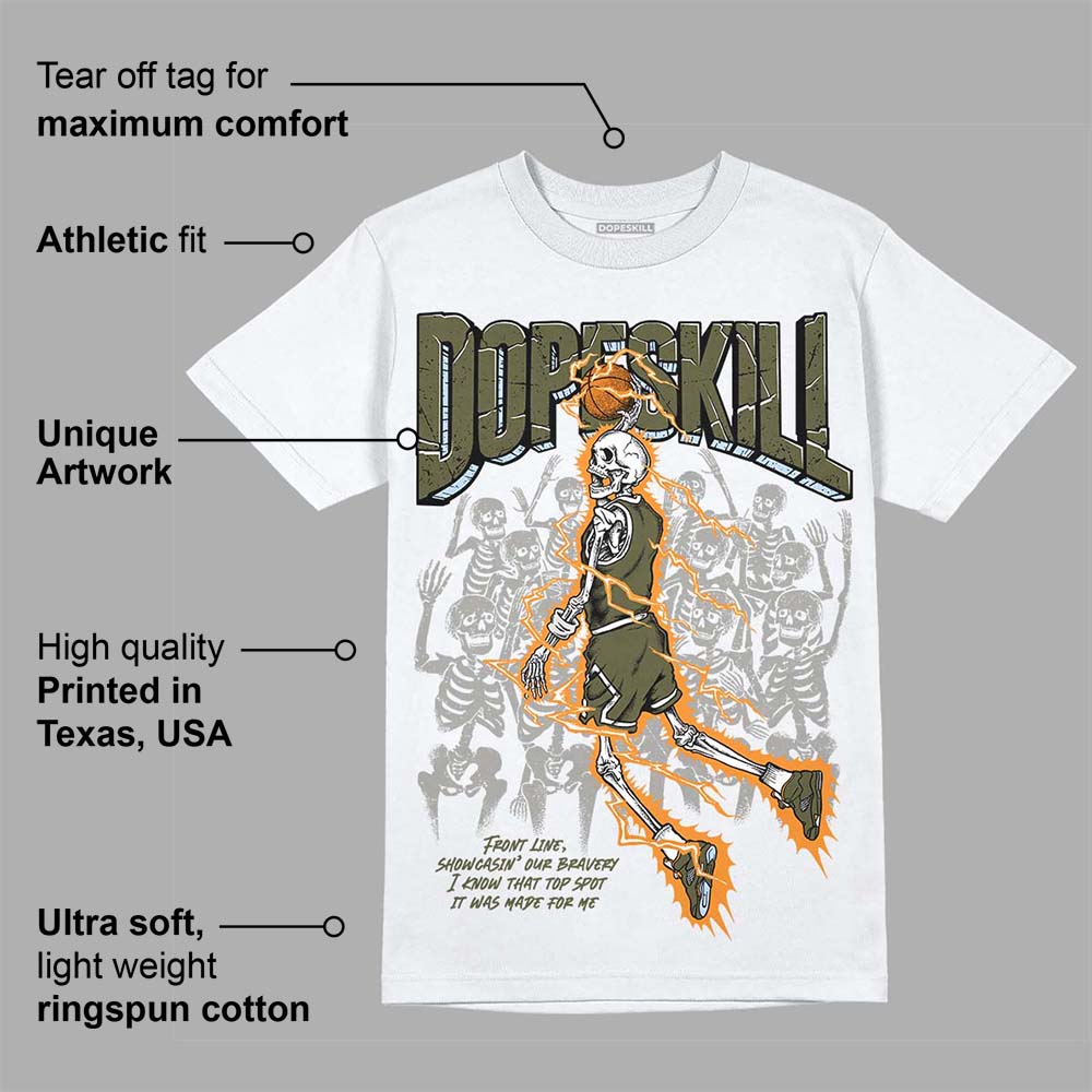 Olive 5s superstreetwear T-Shirt Thunder Dunk Graphic
