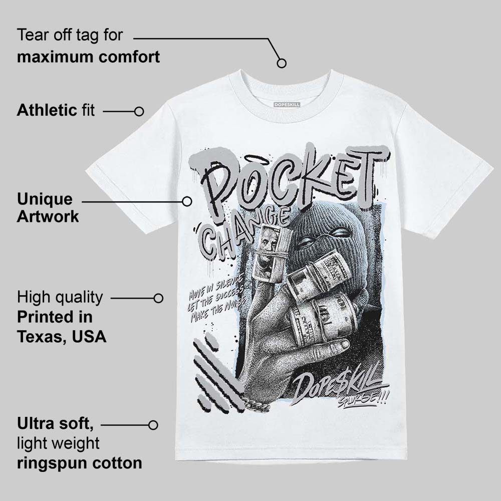 Cement Grey 11s superstreetwear T-Shirt Pocket Change Graphic