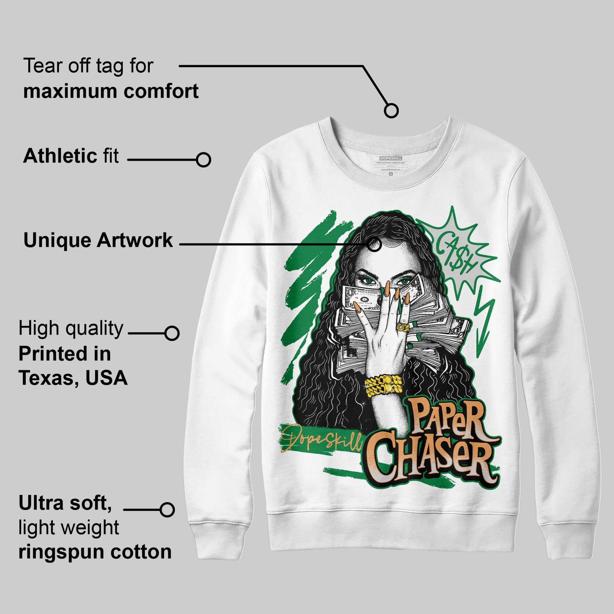 Pine Green 4s superstreetwear Sweatshirt NPC Graphic