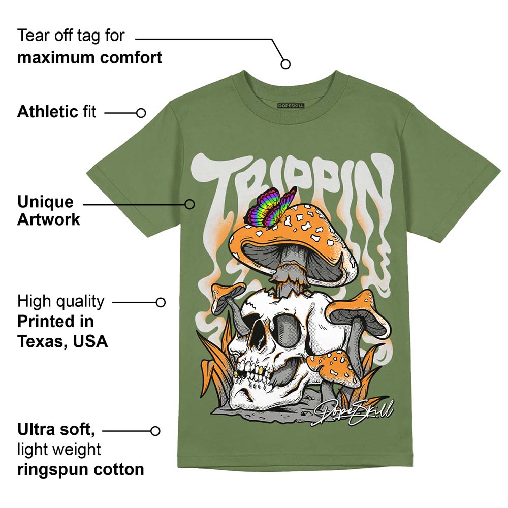 Olive 5s superstreetwear Olive T-shirt Trippin Graphic