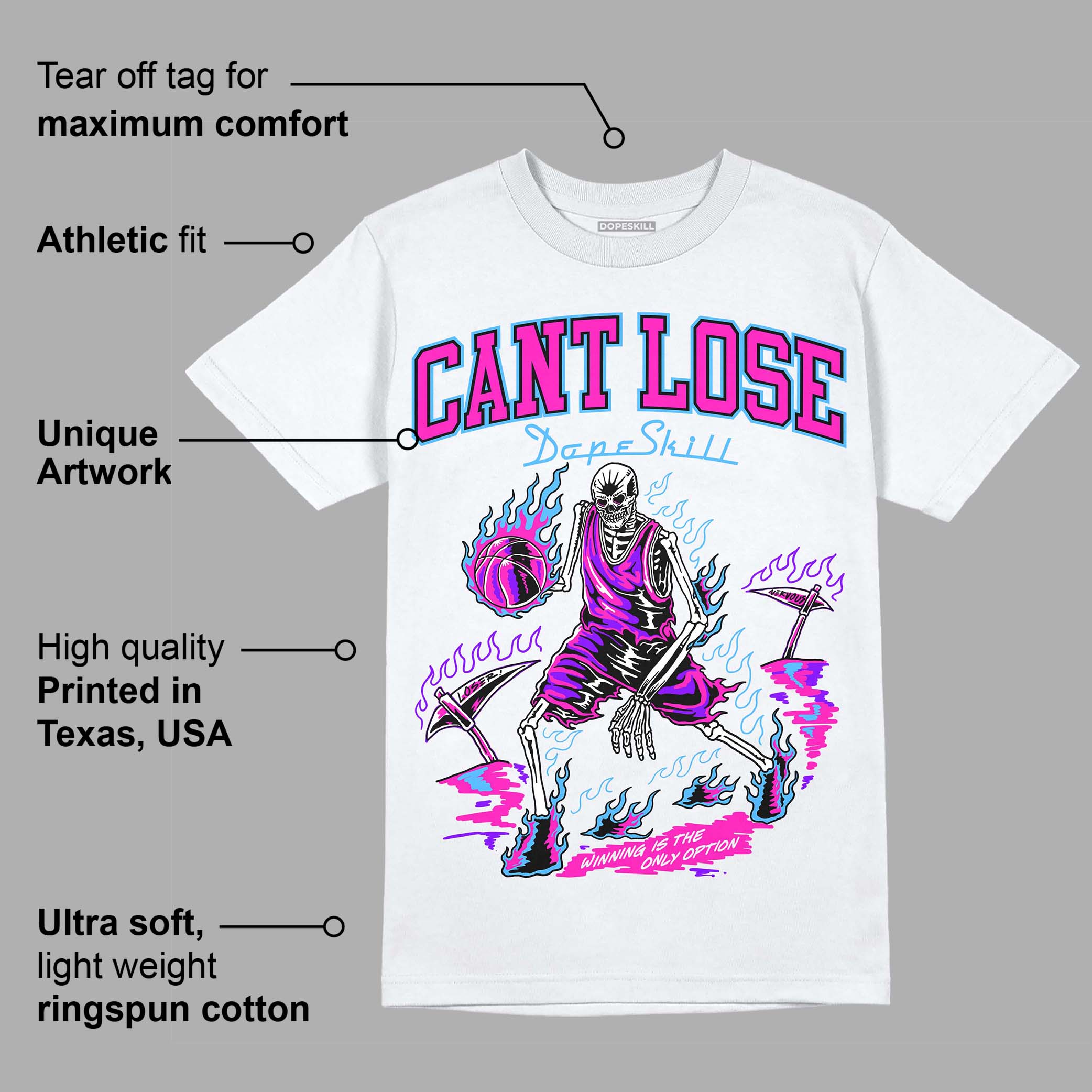 Dunk Low Active Fuchsia superstreetwear T-Shirt Cant Lose Graphic