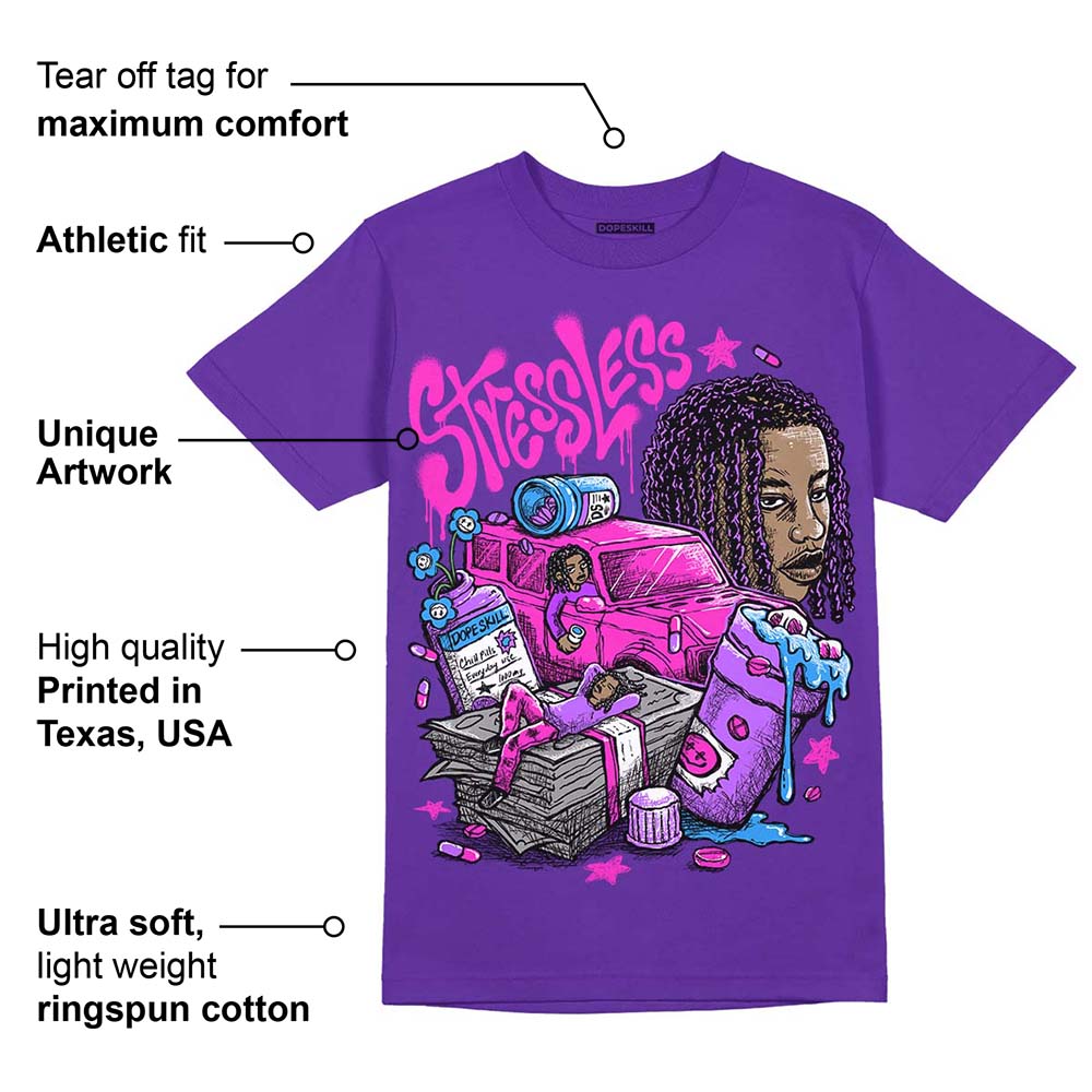 PURPLE Collection superstreetwear Purple T-shirt Stressless Graphic