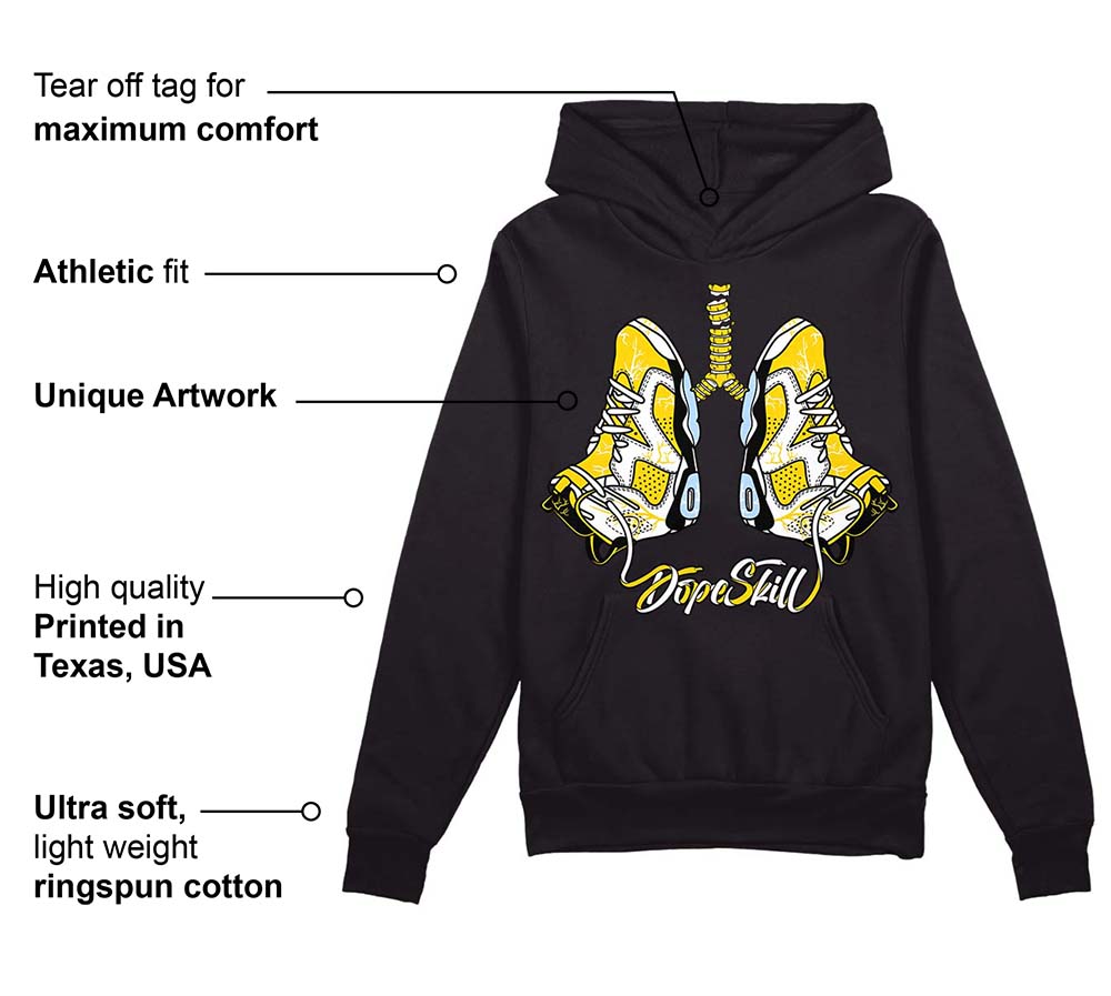 Yellow Ochre 6s superstreetwear Hoodie Sweatshirt Breathe Graphic