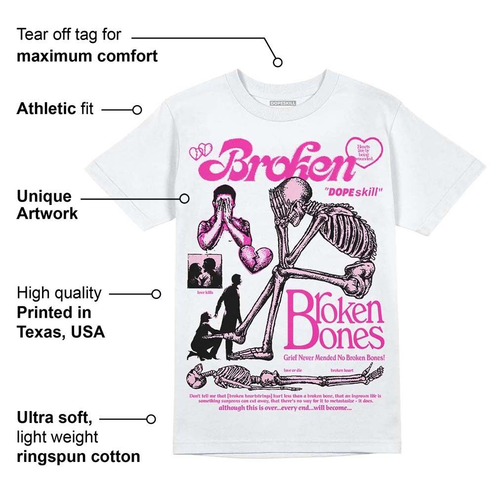 Pink Collection superstreetwear T-Shirt Broken Bones Graphic