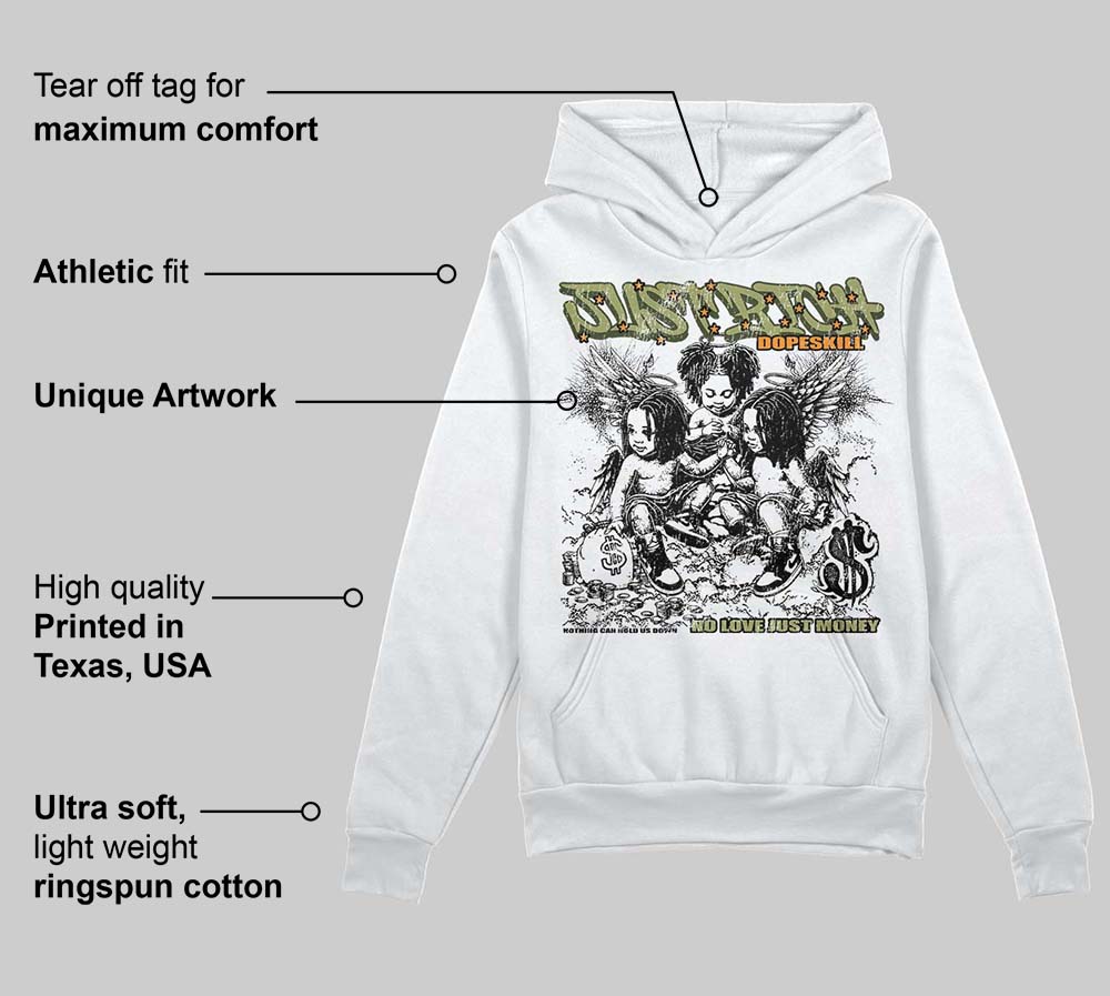 Olive Collection superstreetwear Hoodie Sweatshirt Just Rich Graphic