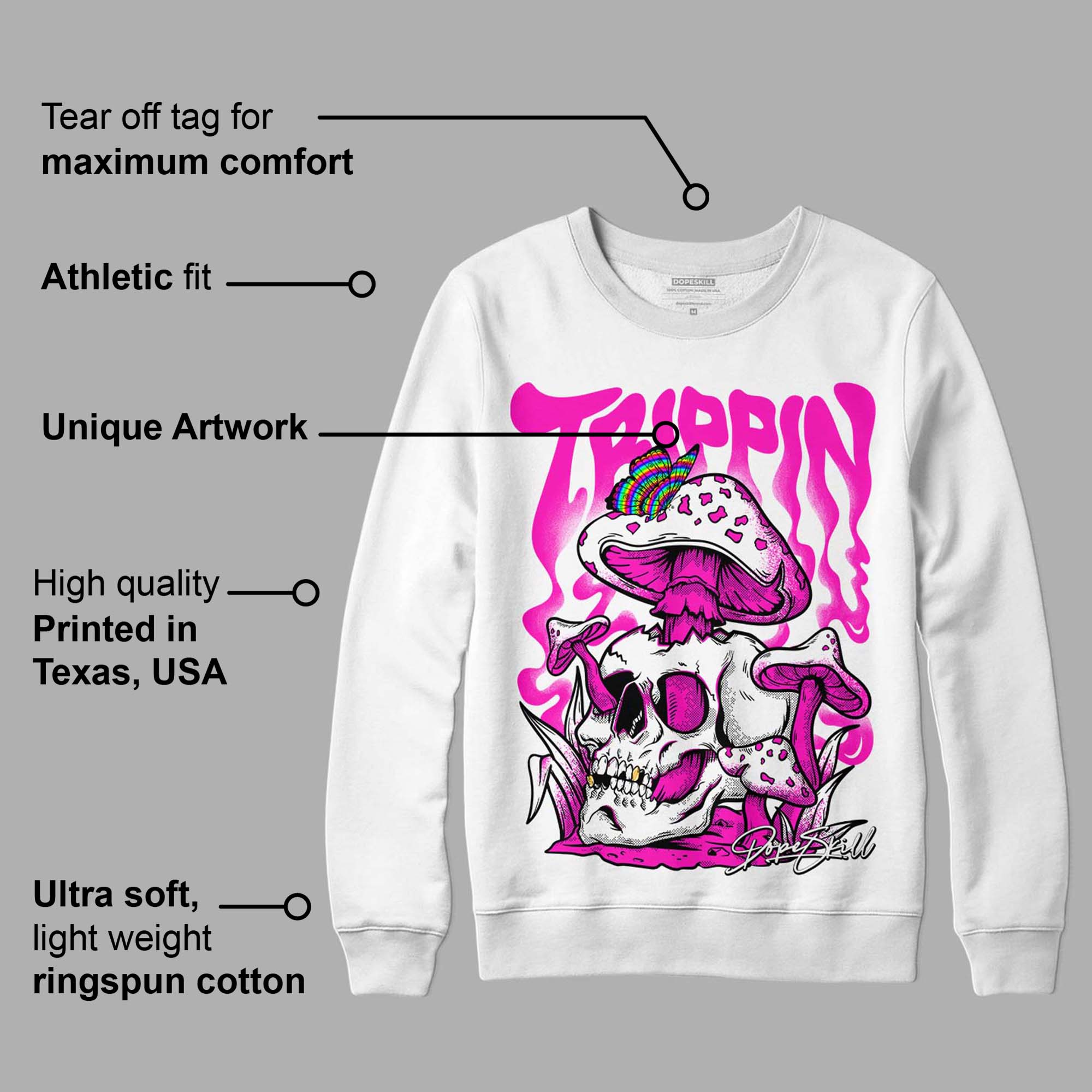 Dunk Low Active Fuchsia superstreetwear Sweatshirt Trippin Graphic