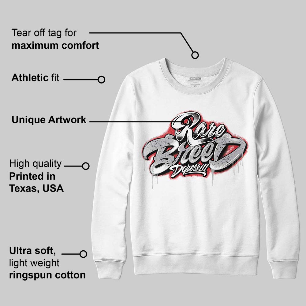 White Cement 4s superstreetwear Sweatshirt Rare Breed Type Graphic