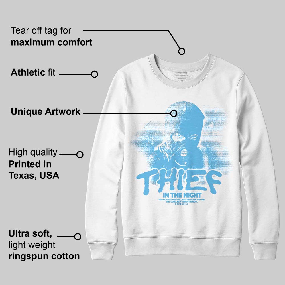 Legend Blue 11s superstreetwear Sweatshirt Thief In The Night Graphic