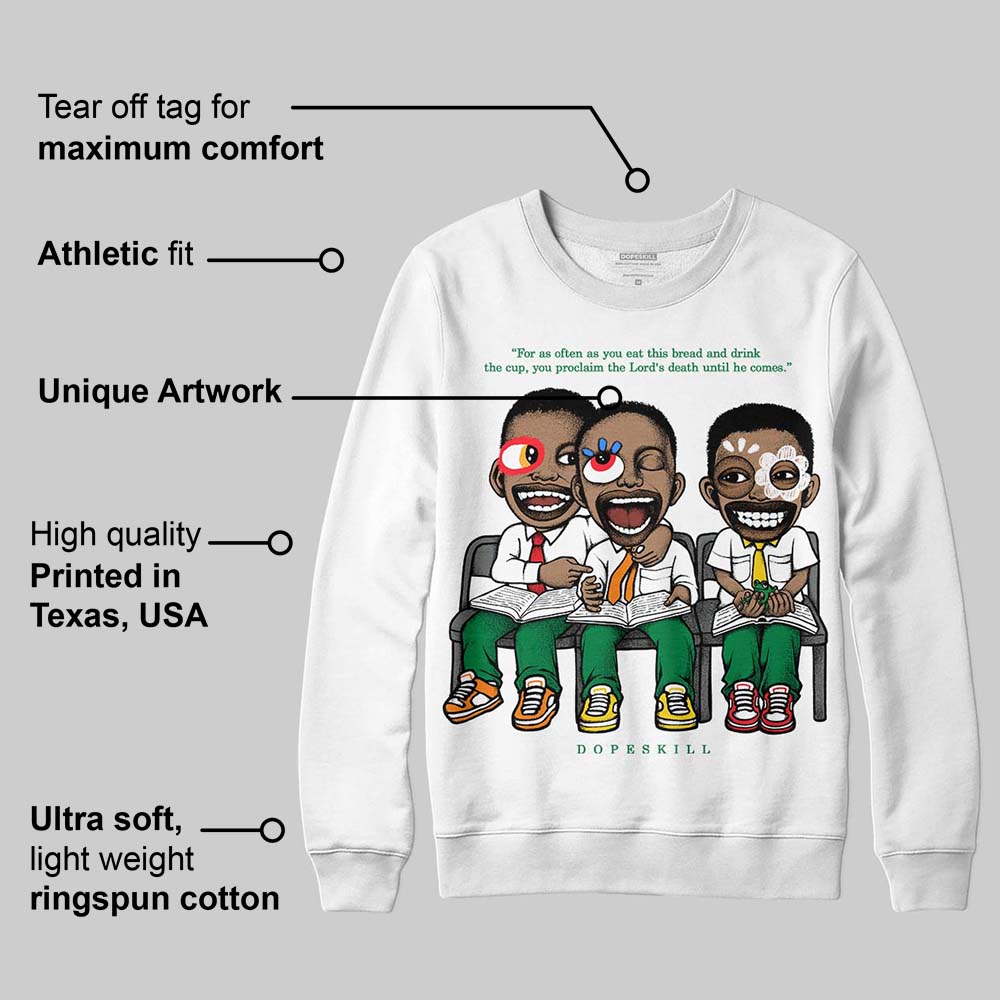 Lucky Green 5s superstreetwear Sweatshirt First Sunday Graphic