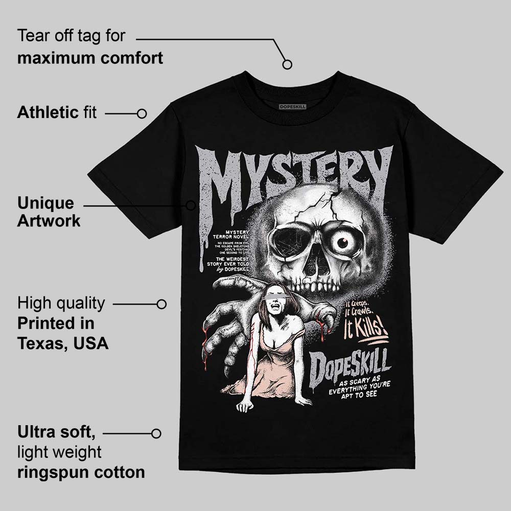 1130 Oyster Grey superstreetwear T-Shirt Mystery Ghostly Grasp Graphic