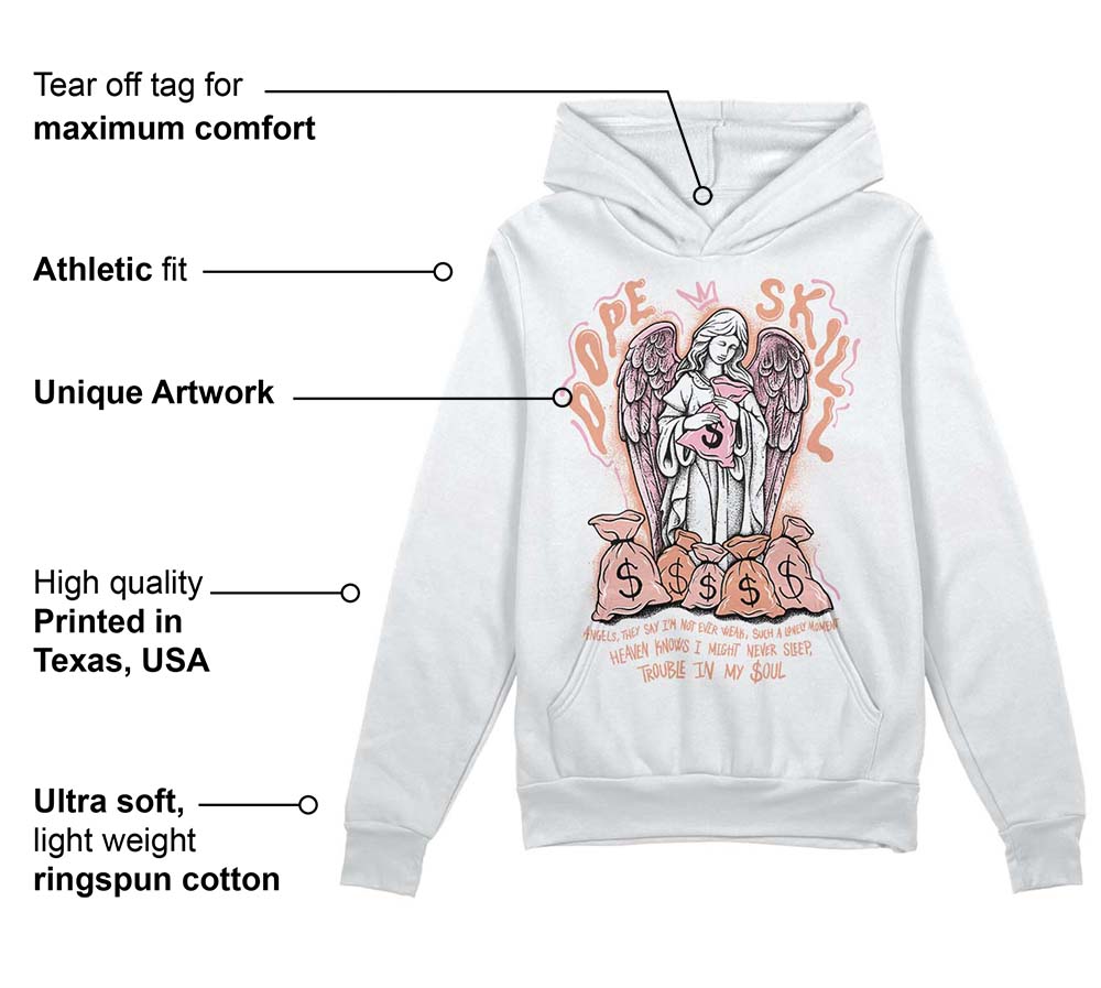 Legend Pink 11s superstreetwear Hoodie Sweatshirt Angels Graphic